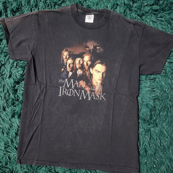 Vintage 90s The Man in the Iron Mask Movie T-Shirt Leonardo DiCaprio Youth XL - Picture 1 of 5